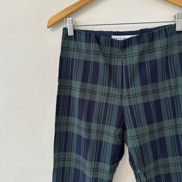 Gretchen Scott Gripeless Pull On Pants in Black Watch Plaid | Size Large - Picture 7 of 13